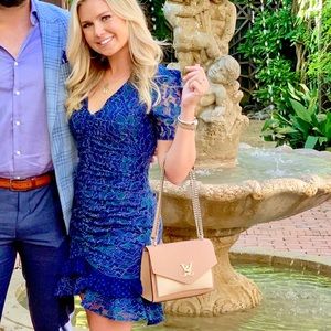 ELLIATT NAVY lacy dress 👗 Worn ONE time.